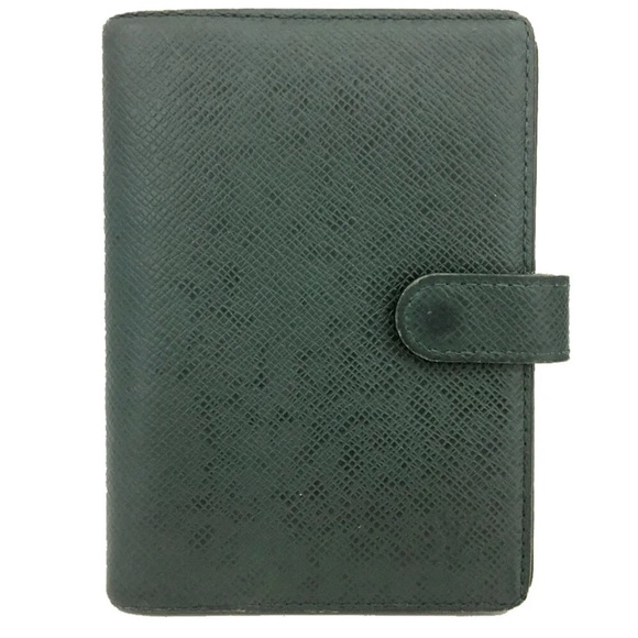 Louis Vuitton Taiga Agenda PM Leather Notebook Cover - Picture 1 of 7